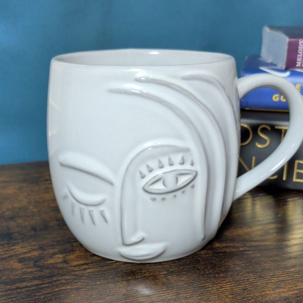 Starbucks Winking Mermaid Tail Anniversary Siren Coffee Mug Cup 3D Embossed 2013